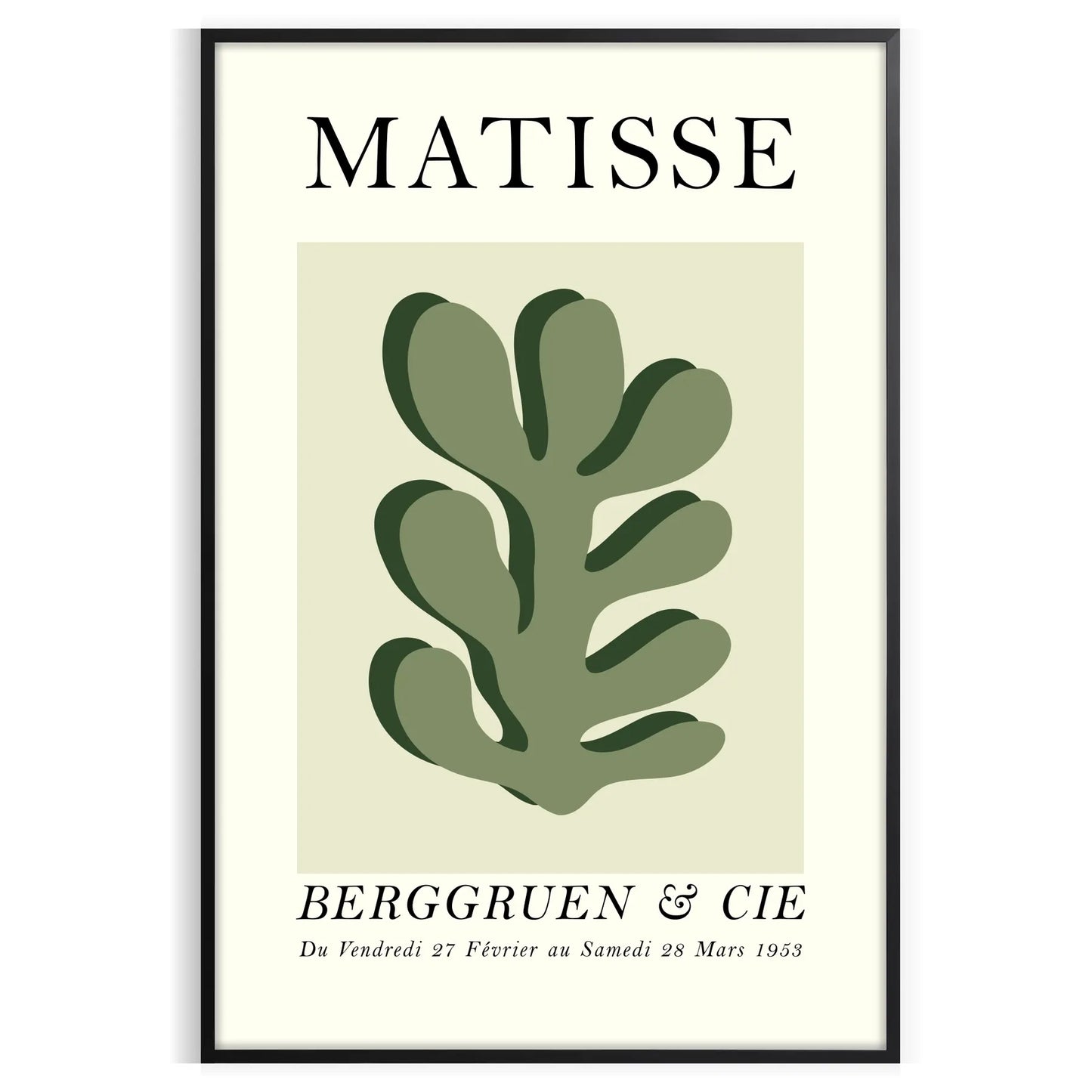 space stunning Matisse poster print iconic papier découpés elegant gray white tones wall art piece perfect lovers timeless artwork unique gift exquisite available
