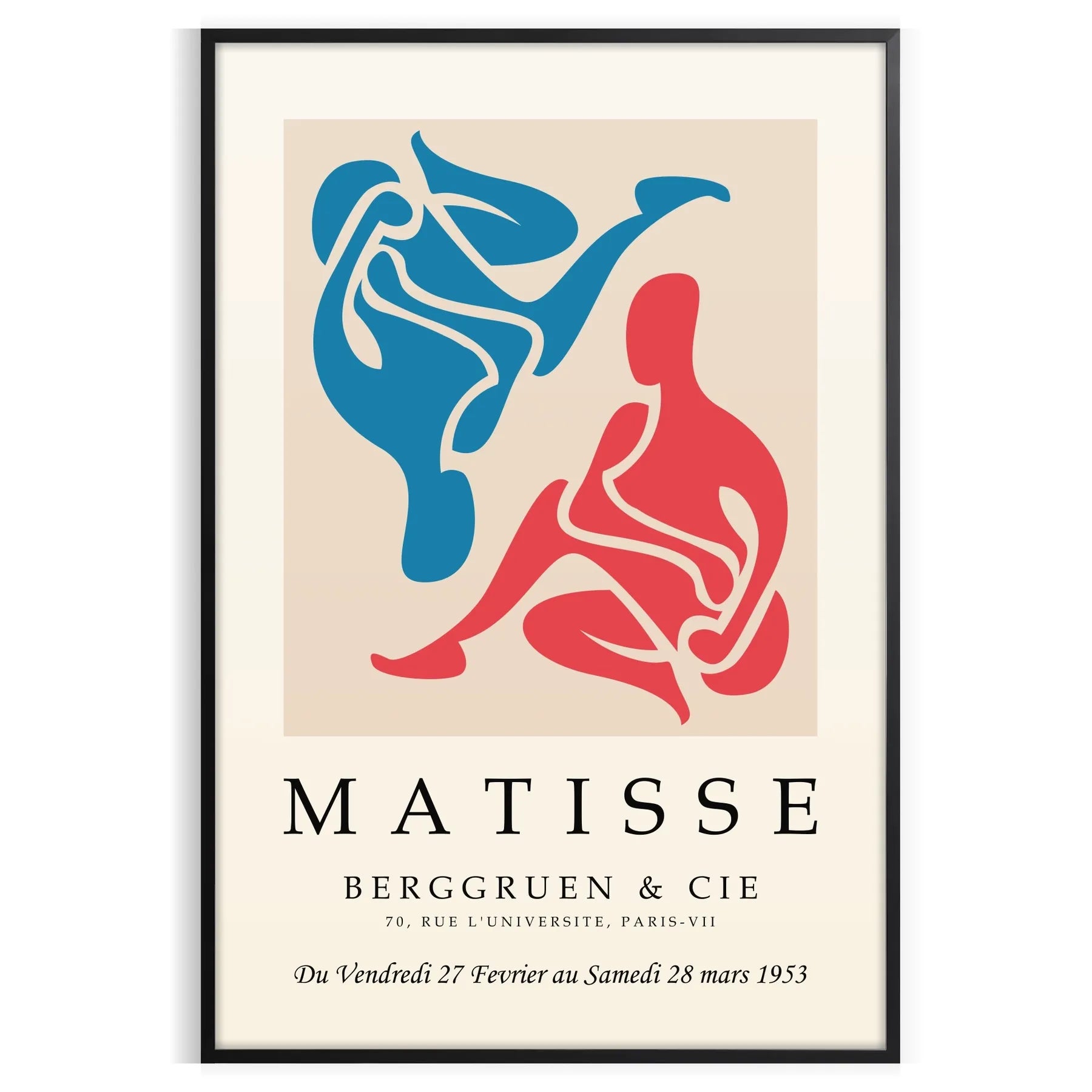 space Matisse The Cutouts Poster stunning homage iconic papier découpés technique vibrant wall art print perfect gift lovers unframed artwork decor style