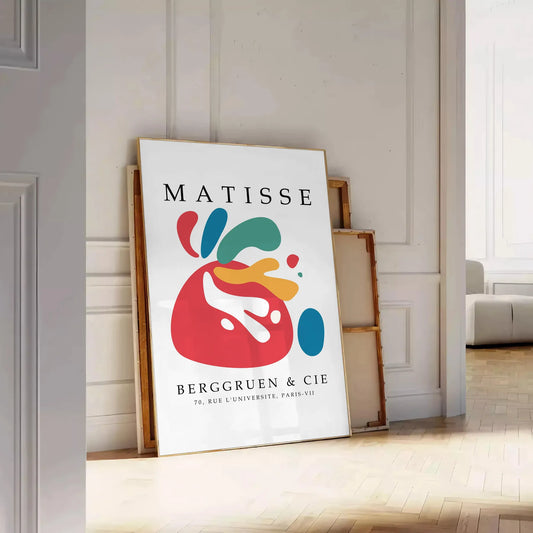 space vibrant Matisse poster print iconic papier découpés art style wall unique gift eye artwork artistic flair room decor