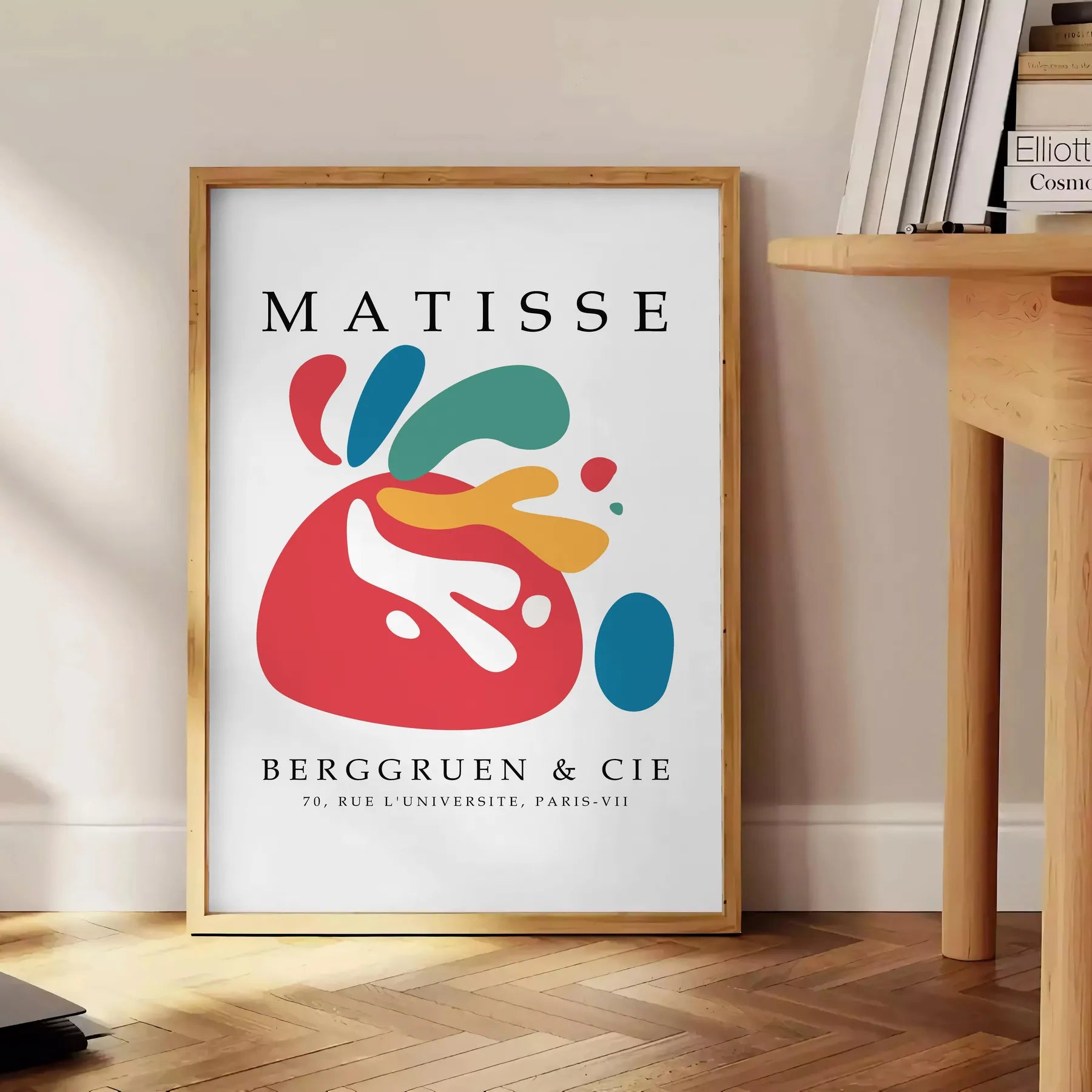 space vibrant Matisse poster print iconic papier découpés art style wall unique gift eye artwork artistic flair room decor