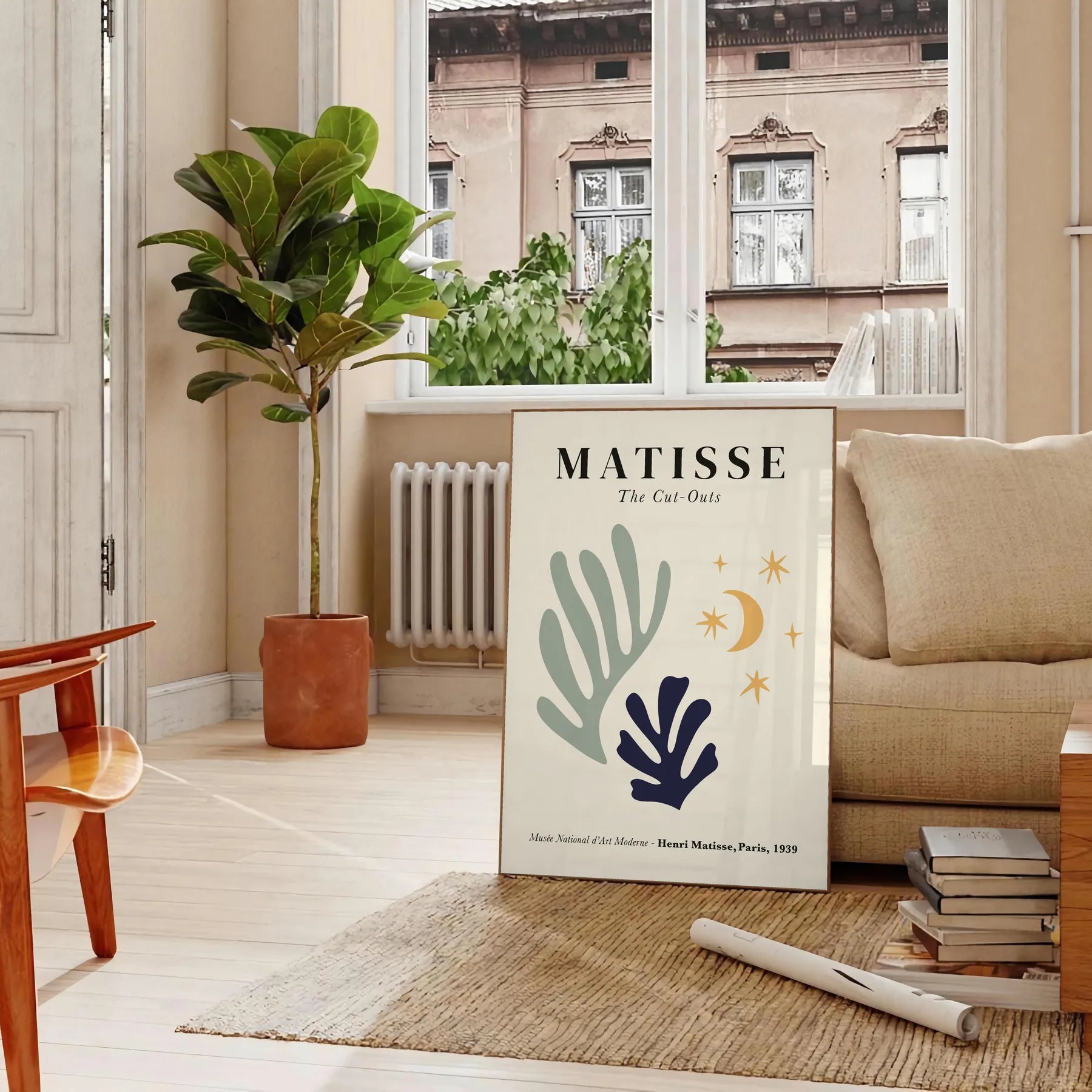 space stunning Matisse printing poster vibrant papier découpés art style wall unique gift artwork splash creativity décor sizes A4 cm A0