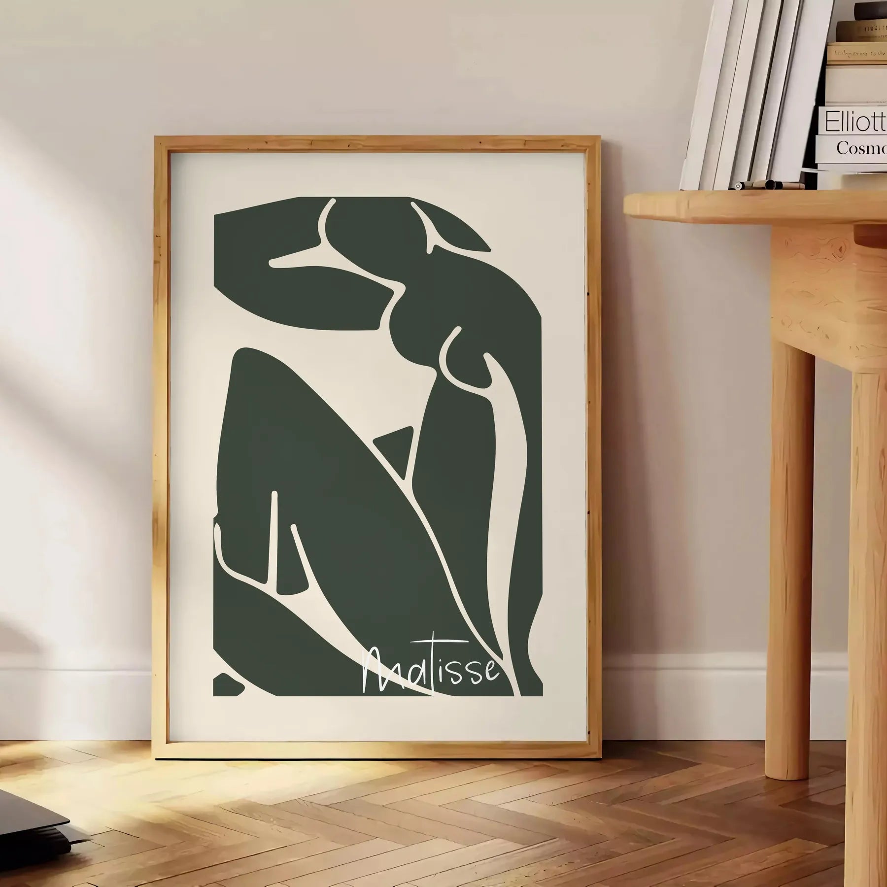 space exquisite Henri Matisse wall art poster iconic papier découpés style gray white tones artwork stunning gift addition home decor sizes A4 cm A0