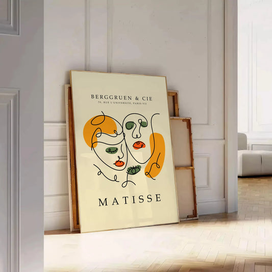 space Matisse wall art vibrant papier découpés designs captivating poster room perfect gift lovers sizes A4 cm A0 walls stunning artwork today