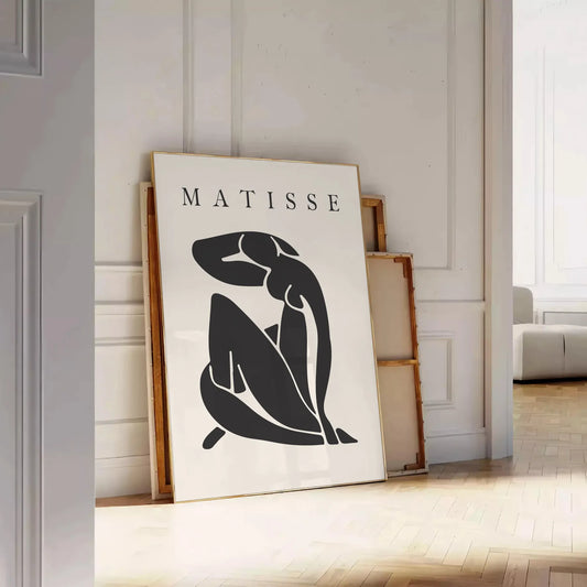 space Matisse cutout poster iconic papier découpés stunning gray white wall art exceptional gift lovers unframed prints perfect decor style
