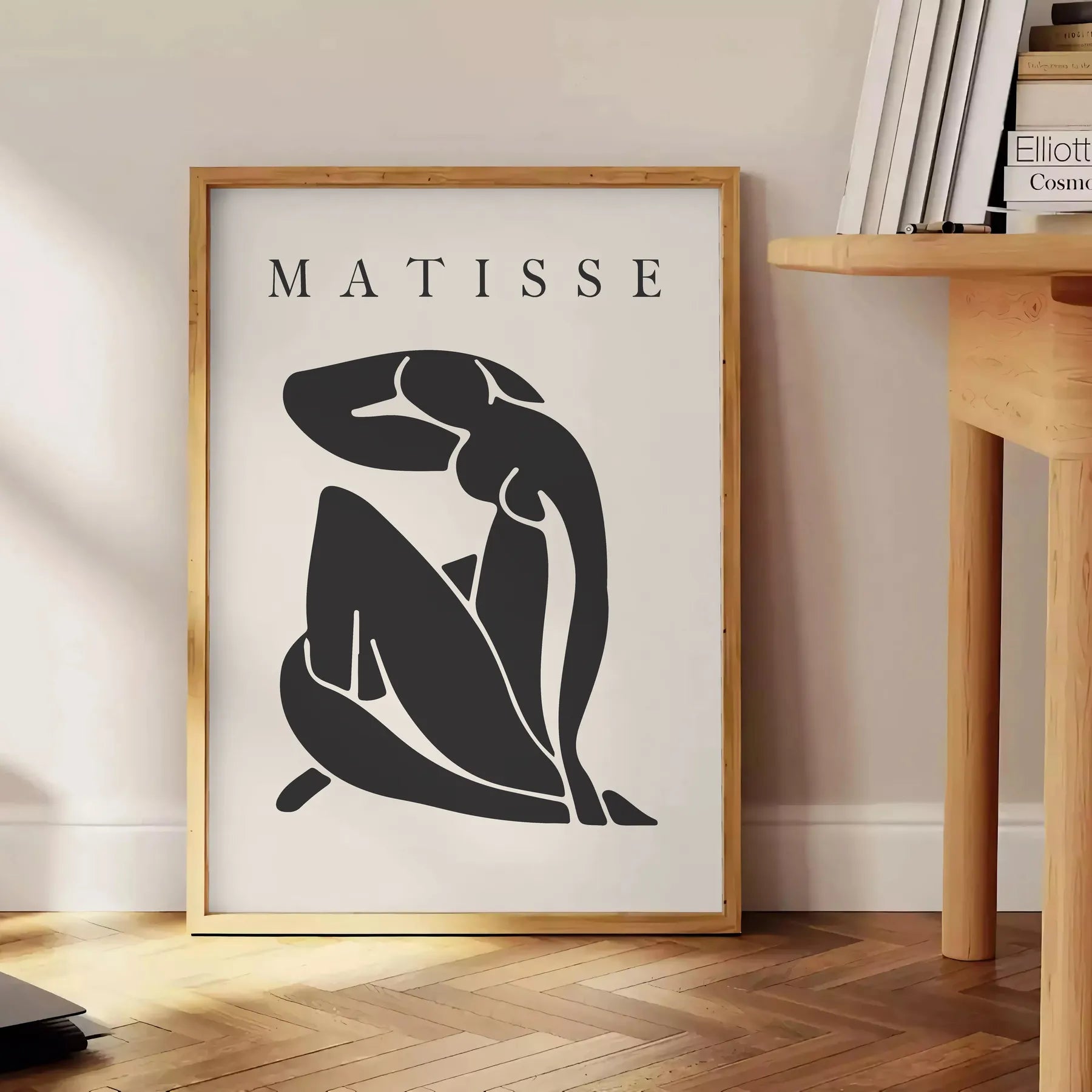 space Matisse cutout poster iconic papier découpés stunning gray white wall art exceptional gift lovers unframed prints perfect decor style