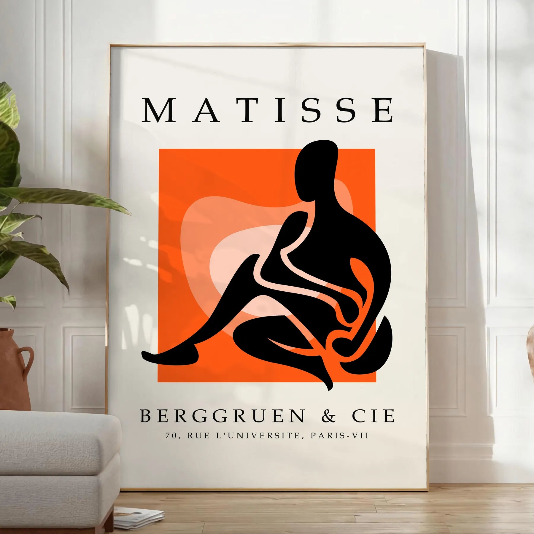 space stunning Matisse Cutout Poster vibrant papier découpés captivating wall art perfect gift lovers touch elegance room framed masterpiece unframed print