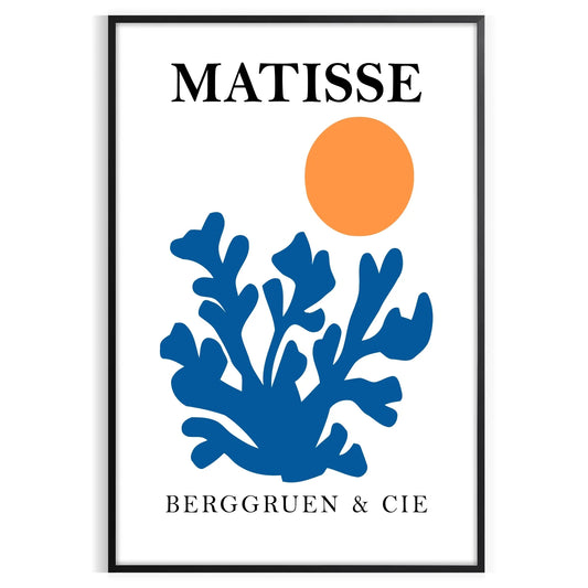 space Matisse prints stunning black orange papier découpés art captivating poster perfect gift lovers unique wall unframed options style