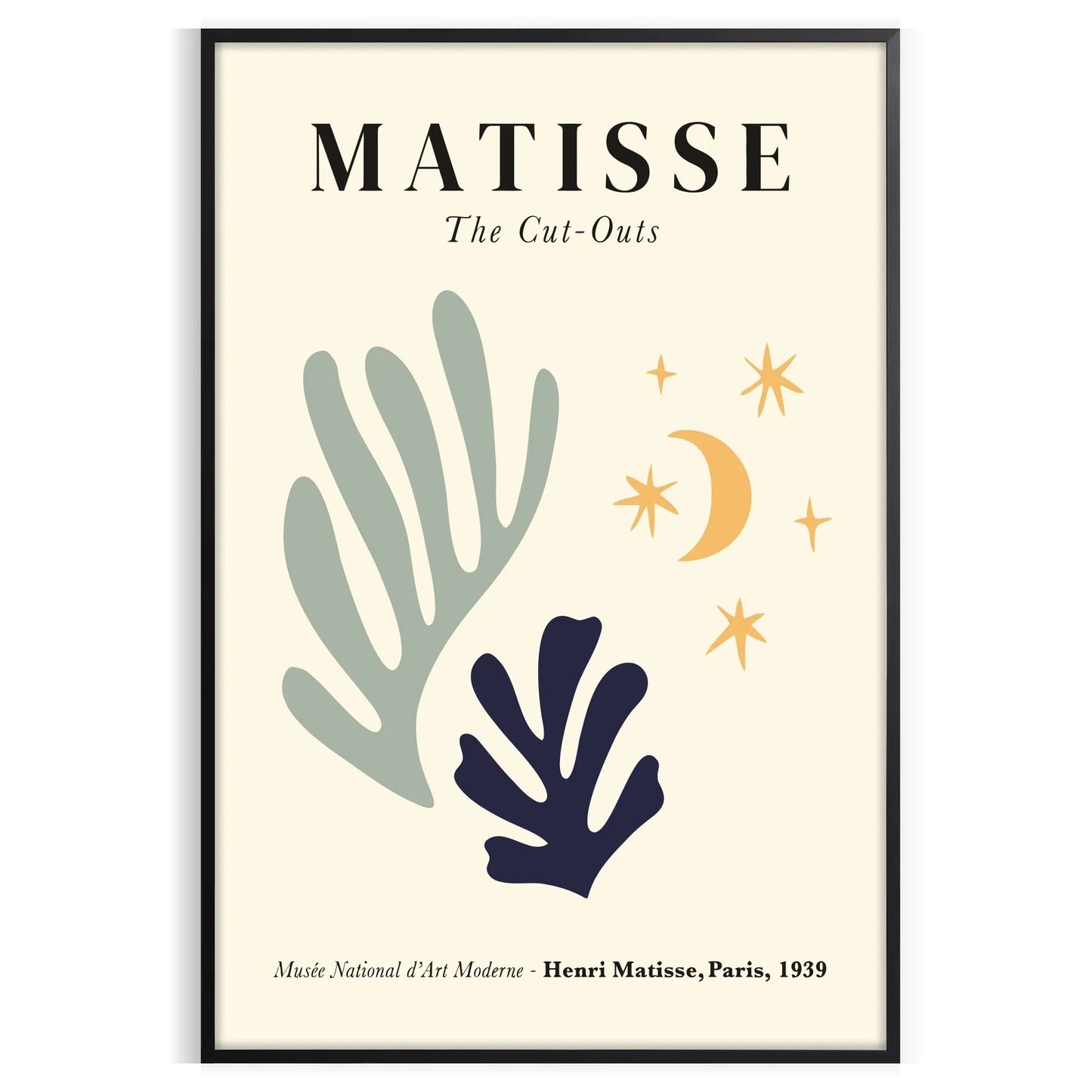 space stunning Matisse printing poster vibrant papier découpés art style wall unique gift artwork splash creativity décor sizes A4 cm A0