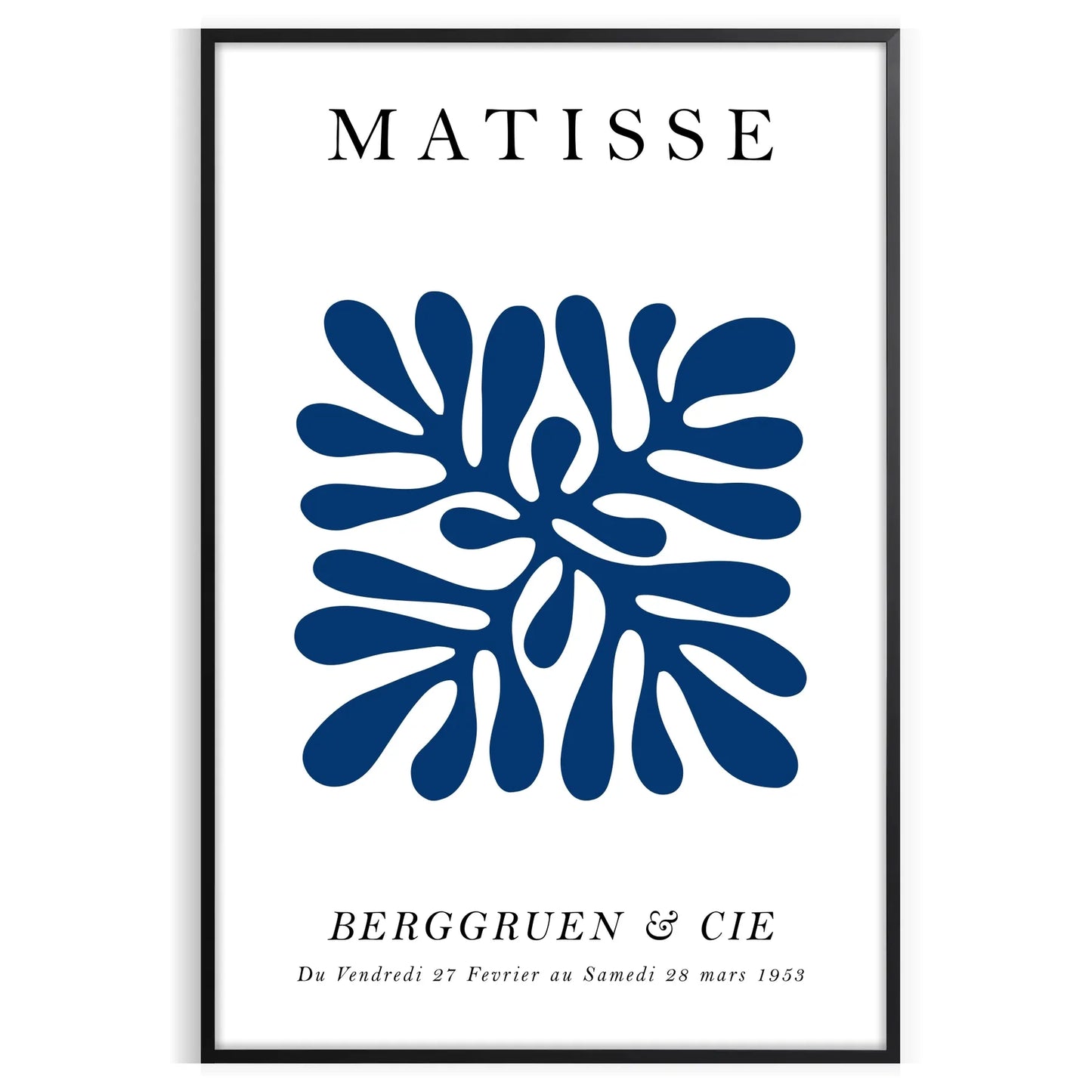 space Matisse Cut Outs Poster vibrant papier découpés white green wall art exquisite gift lovers various print sizes A4 cm A0 decor today