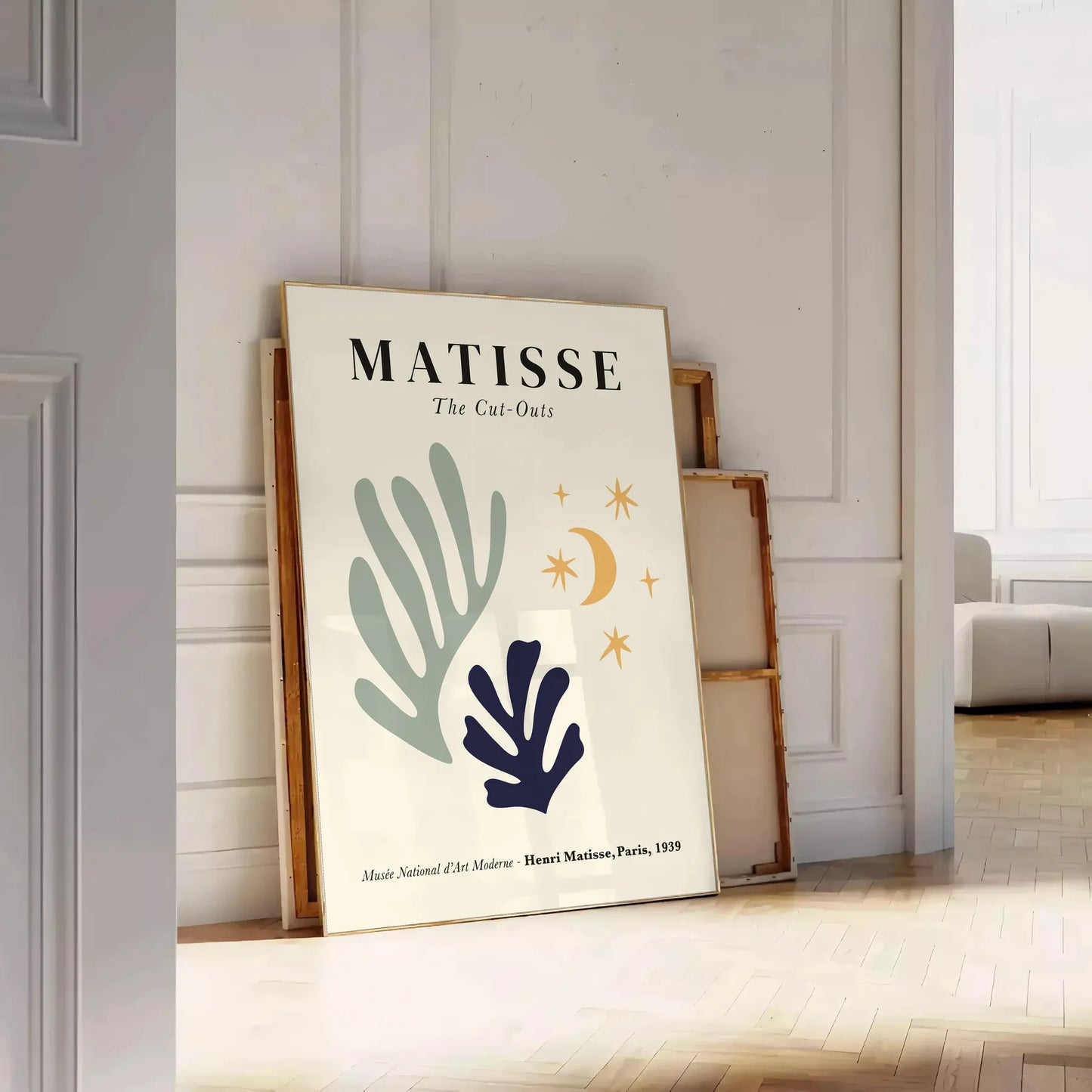 space stunning Matisse printing poster vibrant papier découpés art style wall unique gift artwork splash creativity décor sizes A4 cm A0