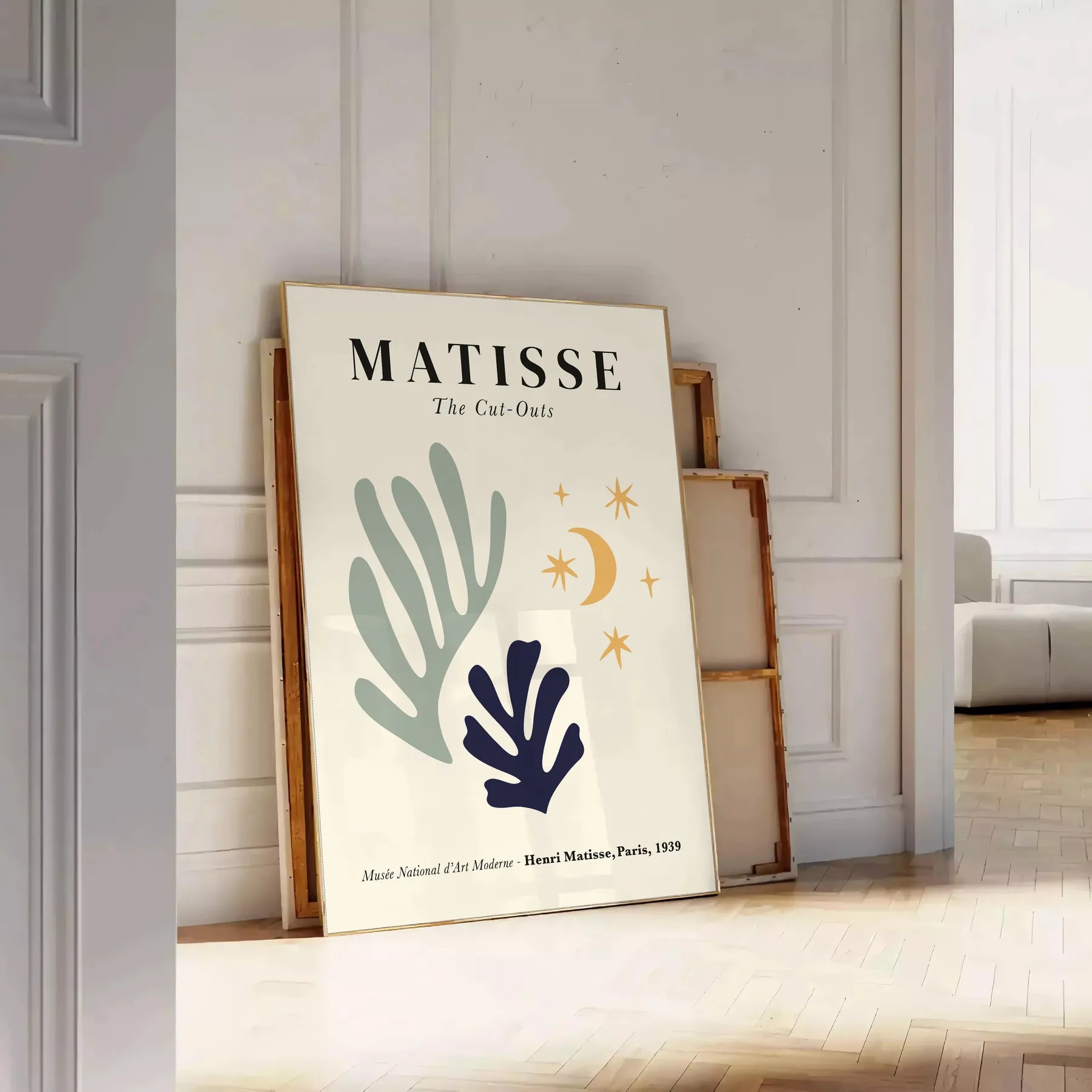 space stunning Matisse printing poster vibrant papier découpés art style wall unique gift artwork splash creativity décor sizes A4 cm A0