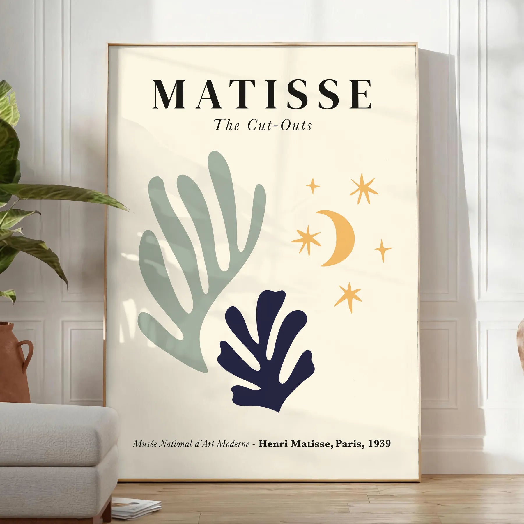 space stunning Matisse printing poster vibrant papier découpés art style wall unique gift artwork splash creativity décor sizes A4 cm A0