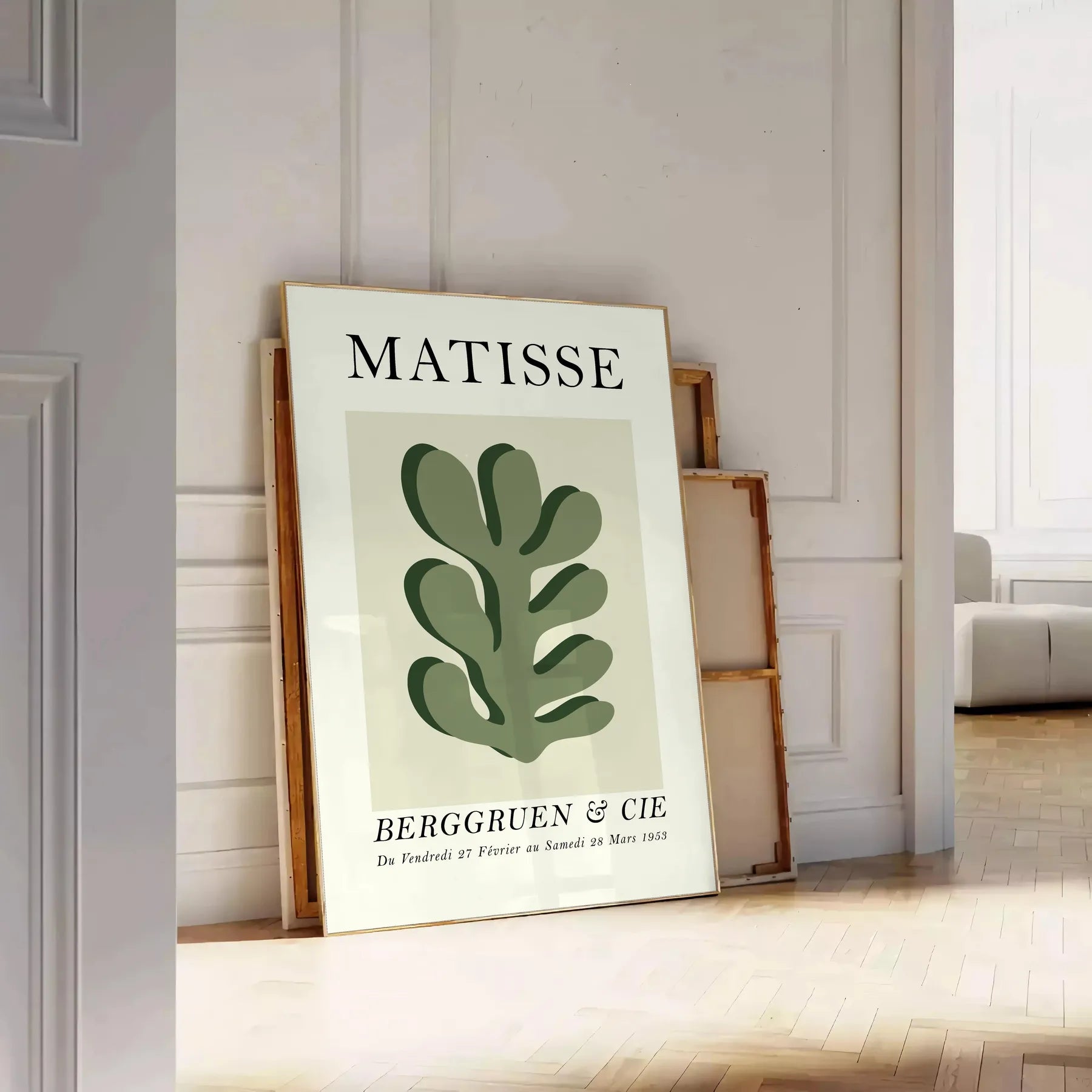 space stunning Matisse poster print iconic papier découpés elegant gray white tones wall art piece perfect lovers timeless artwork unique gift exquisite available