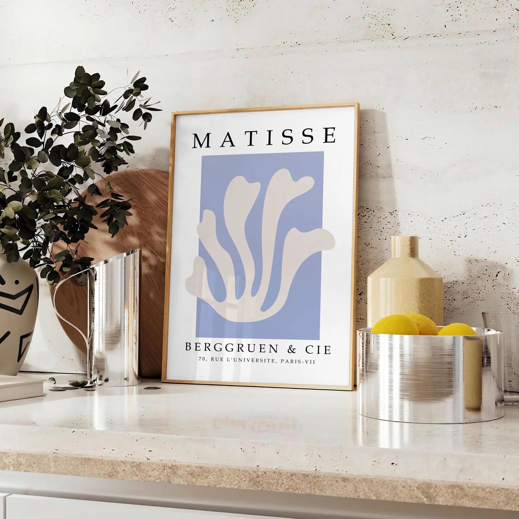 space Matisse The Cutouts poster vibrant art papier découpés exquisite wall print perfect gift enthusiast sizes Letter 20×28 décor today
